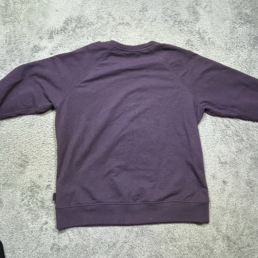 Patagonia Ahnya Sweatshirt Womens XL Plum Purple Organic Cotton Crewneck Outdoor - Picture 2 of 12